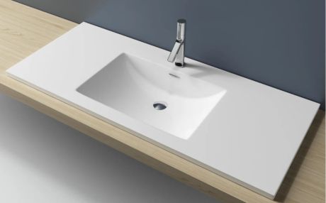 Przejdź do produktu Umywalka na dowolny wymiar z materiału Solid Surface z misą Zen-70SOL