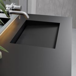 Umywalka na dowolny wymiar z Corianu z misą Slash SOL