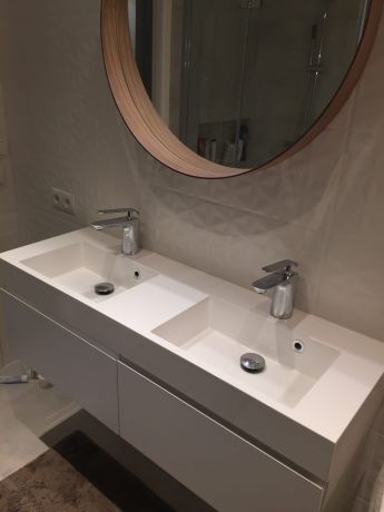 Przejdź do produktu Umywalka konglomeratowa na dowolny wymiar z misą Combo 