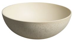 FORMIGO umywalka betonowa, średnica 39 cm, żółty