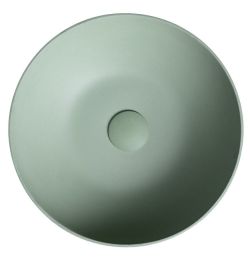 FORMIGO umywalka betonowa, średnica 39 cm, zielony