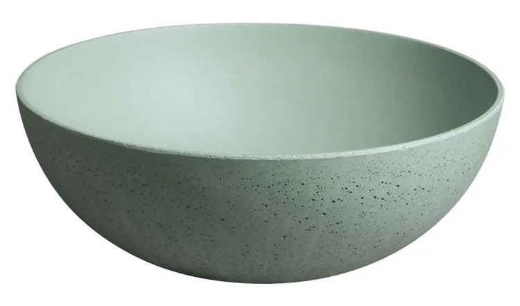 FORMIGO umywalka betonowa, średnica 39 cm, zielony