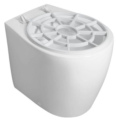 Przejdź do produktu Komora gospodarcza stojąca z rusztem 36x52cm, odpływ poziomy/pionowy, biały