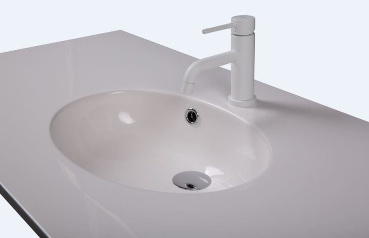 Umywalka kompozytowa na dowolny wymiar z misą Elipse 43