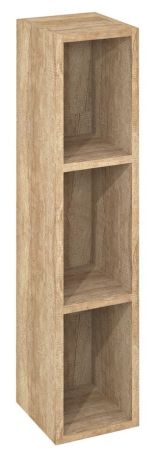 Przejdź do produktu ESPACE szafka otwarta z półkami 20x94x22cm, dąb Alabama