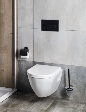 Przejdź do produktu GEBERIT SIGMA20 przycisk spłukujący, Easy-to clean, czarny mat