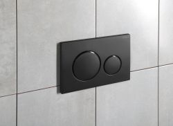 GEBERIT SIGMA20 przycisk spłukujący, Easy-to clean/czarny mat