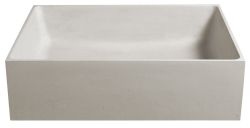 FORMIGO umywalka betonowa, 47,5x14x36,5 cm, piaskowy