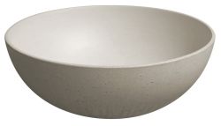 FORMIGO umywalka betonowa, średnica 39 cm, piaskowy