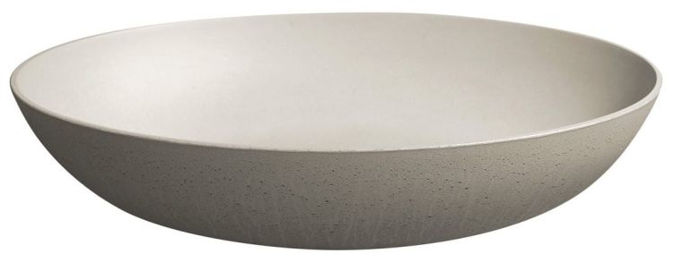 FORMIGO umywalka betonowa, 60x14,5x40 cm, piaskowy