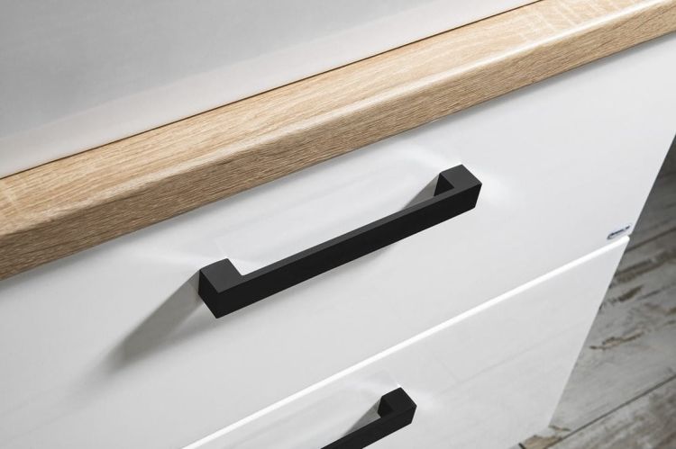 VEGA zestaw łazienkowy, szerokość 104 cm, biały/dąb platin