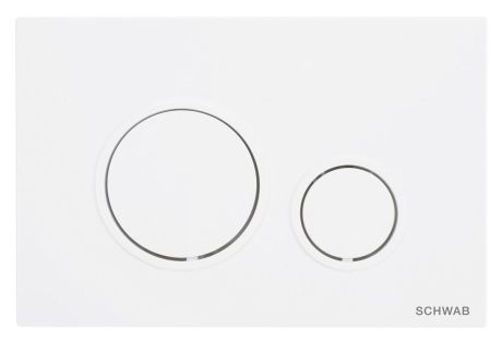 Przejdź do produktu SCHWAB VELA przycisk spłuczki, 247x165 mm, biały połysk