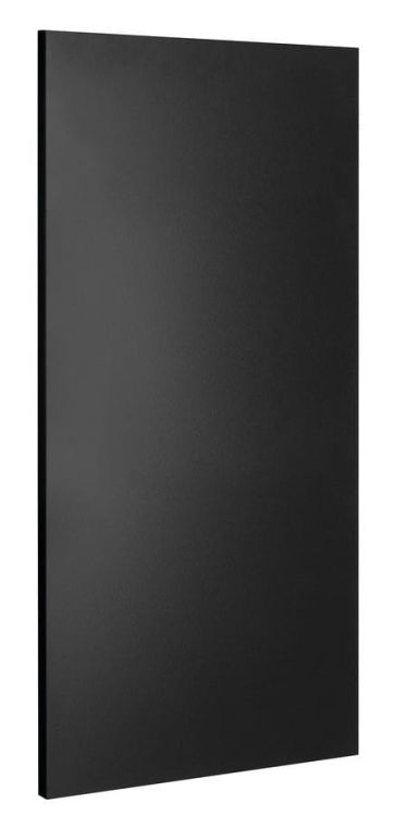 ENIS panel ogrzewania łazienkowego 600W, IP44, 590x1200 mm, czarny mat