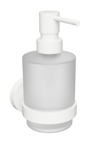 Przejdź do produktu X-ROUND WHITE dozownik mydła 200ml, szkło mleczne, biały mat