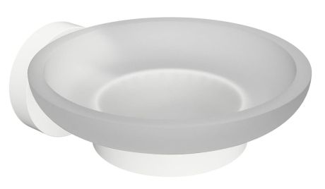 Przejdź do produktu X-ROUND WHITE mydelniczka, szkło mleczne, biały mat