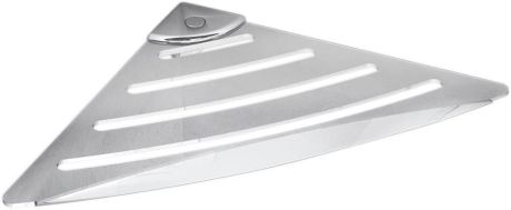 Przejdź do produktu Półka narożna do kabiny prysznicowej 178x178mm, ABS/stal nierdzewna polerowana