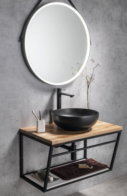 Blat WOODY 606x28x463mm, lite drewno dąb naturalny