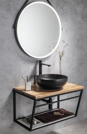 Przejdź do produktu Blat WOODY 756x28x463mm, lite drewno dąb naturalny
