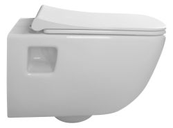 WALTER WC wiszące, Rimless, 52,5x37cm, biały