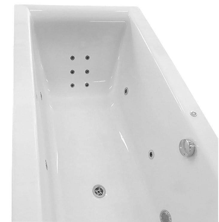 CLEO HYDRO wanna z hydromasażem, 180x90x48cm, biała