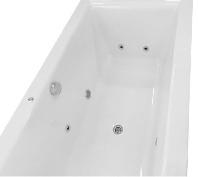 CLEO HYDRO wanna z hydromasażem, 180x90x48cm, biała