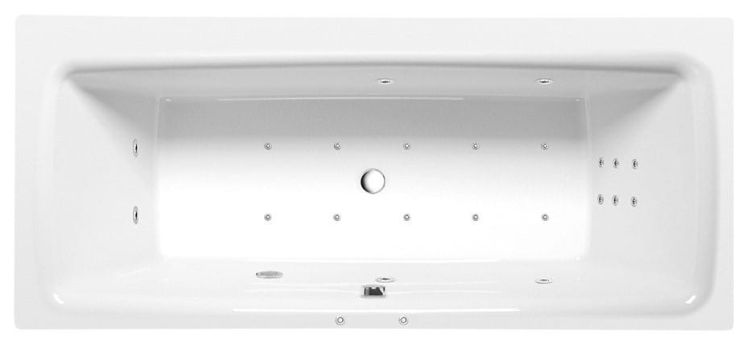KVADRA HYDRO-AIR wanna z hydromasażem, 170x80x47cm, biała