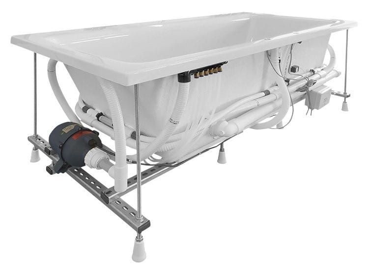 KVADRA HYDRO-AIR wanna z hydromasażem, 170x80x47cm, biała