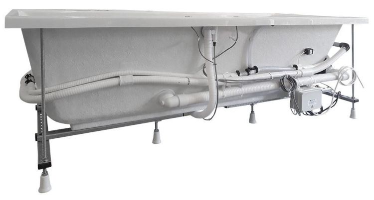 CLEO HYDRO-AIR wanna z hydromasażem, 180x90x48cm, biała
