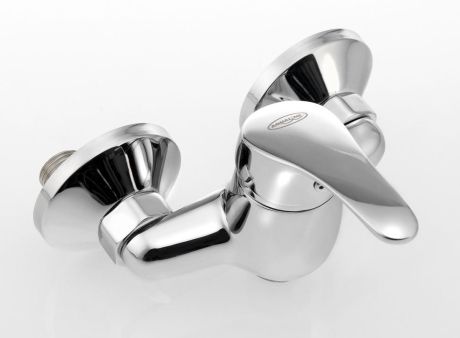 Przejdź do produktu AQUALINE 35 bateria umywalkowa ścienna 3/4", rozstaw 100mm, bez wylewki, chrom