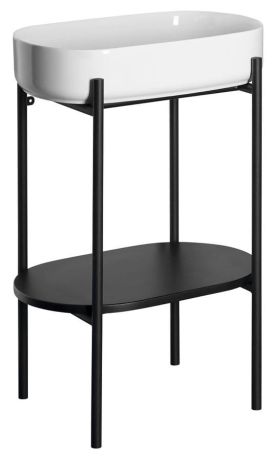 Przejdź do produktu PUNO konsola z umywalką 550x860x360mm, czarny