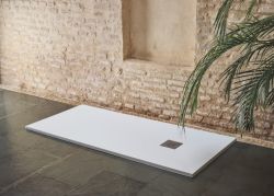 Brodzik konglomeratowy prostokątny 70x100 cm Doccia Sillar ST G9927010101 biały