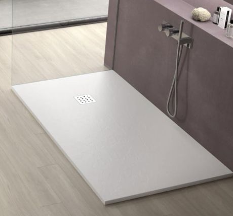 Przejdź do produktu Brodzik konglomeratowy prostokątny 70x100 cm Doccia Sillar ST G9927010101 biały