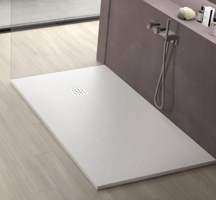 Brodzik konglomeratowy prostokątny 70x100 cm Doccia Sillar ST G9927010101 biały