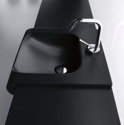 INKA blat ceramiczny 52x35,5cm, czarny mat