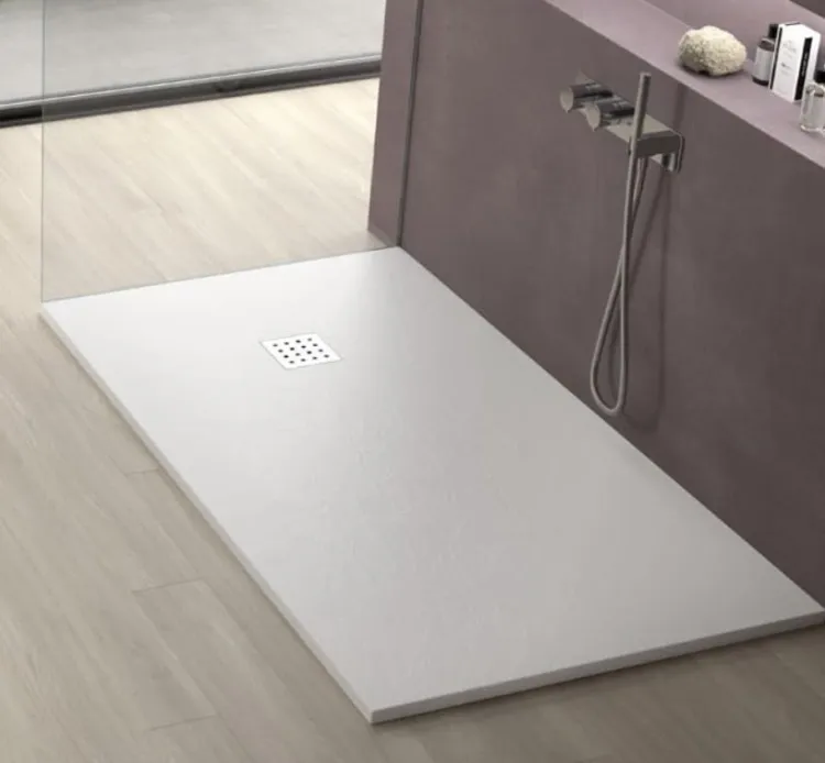 Brodzik konglomeratowy prostokątny 70x120 cm Doccia Sillar ST G9927012101 biały