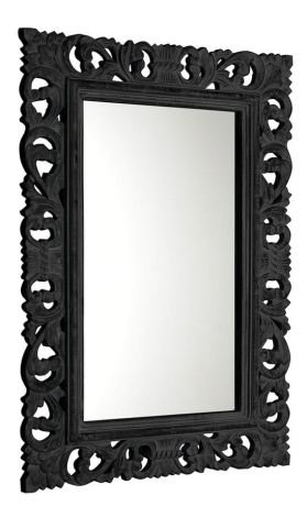 Przejdź do produktu SCULE Lustro w ramie, 70x100cm, czarny
