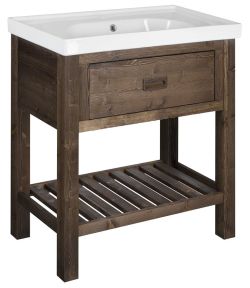 BRAND szafka umywalkowa 76x83x43cm, świerk bejcowany