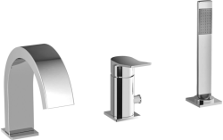 Bateria wannowa 3-otworowa Paffoni Tilt TI040CR chrom