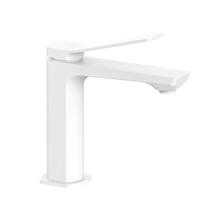 Bateria umywalkowa stojąca 15 cm Paffoni Tilt TI071BO biały mat