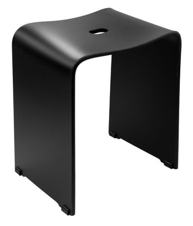 Przejdź do produktu TRENDY taboret łazienkowy 40x48x27,5cm, czarny mat