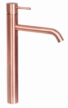 Przejdź do produktu Bateria umywalkowa wysoka 31 cm Daniel Tokyo TX607B.64 miedź szczotkowana