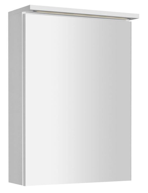 KAWA STRIP szafka z lustrem, oświetlenie LED 50x70x22cm, biały