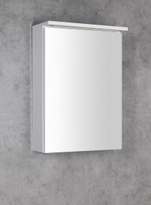 KAWA STRIP szafka z lustrem, oświetlenie LED 50x70x22cm, biały