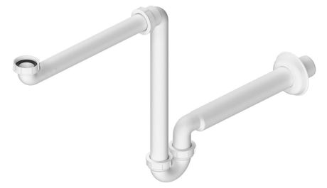 Przejdź do produktu Syfon umywalkowy zajmujący mało miejsca 5/4", DN32, biały