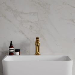 Bateria umywalkowa 16 cm Omnires ART DECO AD5110GL złoty