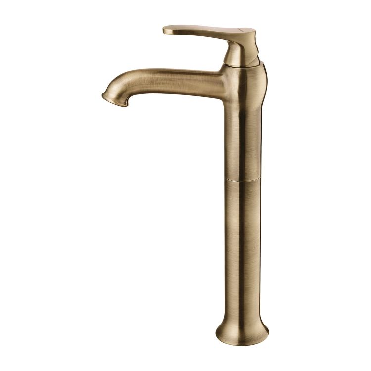 Bateria umywalkowa wysoka 32 cm Omnires ART DECO AD5112BR bronzo
