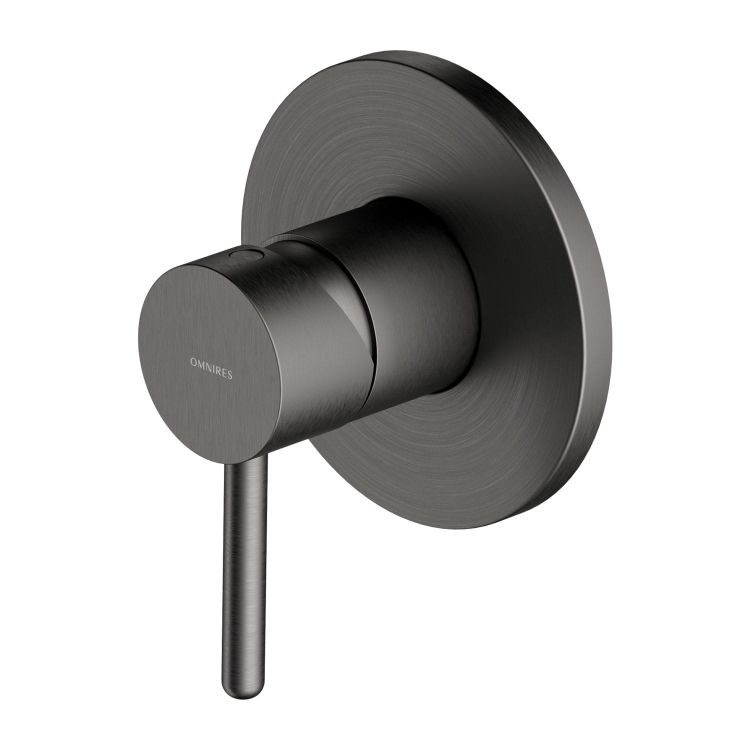 Bateria prysznicowa podtynkowa Omnires Y Y1245GR grafitowy