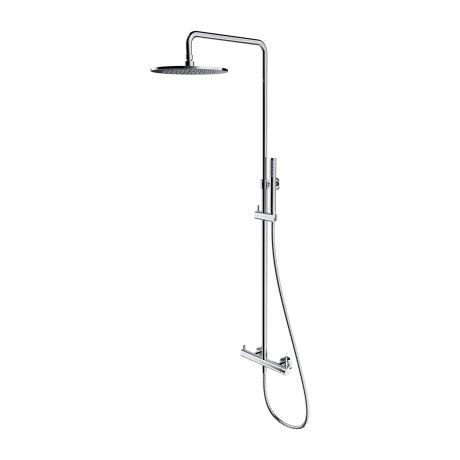 Przejdź do produktu Kolumna prysznicowa z okrągłą deszczownicą 25 cm i baterią prysznicową Omnires Y1244MCR chrom