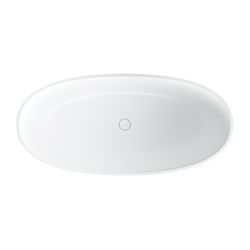 Wanna wolnostojąca 160x75 cm Omnires SHELL M+ SHELLWWBM biały mat