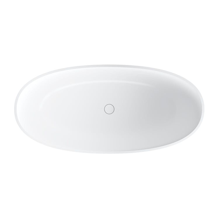Wanna wolnostojąca 160x75 cm Omnires SHELL M+ SHELLWWBM biały mat